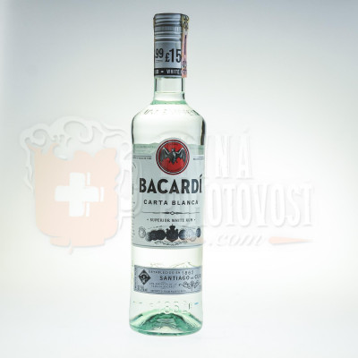 Bacardi Carta Blanca 0,7l 37,5%