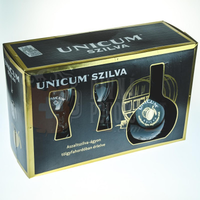 Unicum Szilva darčekový set 0,7l 35% 