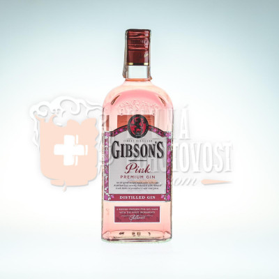 Gibsonś Pink premium Gin 0,7l 37,5%