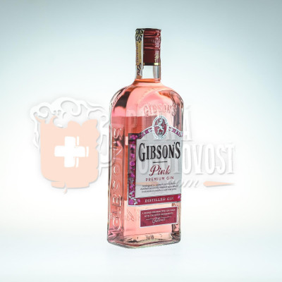 Gibsonś Pink premium Gin 0,7l 37,5%