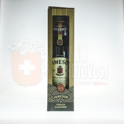 Jameson darčekový set +1 pohár 0,7l 40%