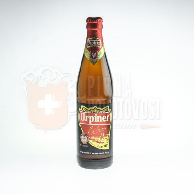 Urpiner Exclusive 16° 0,5l sklo