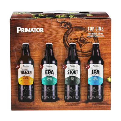 Primátor TOP Line pack 8x0,5l sklo 