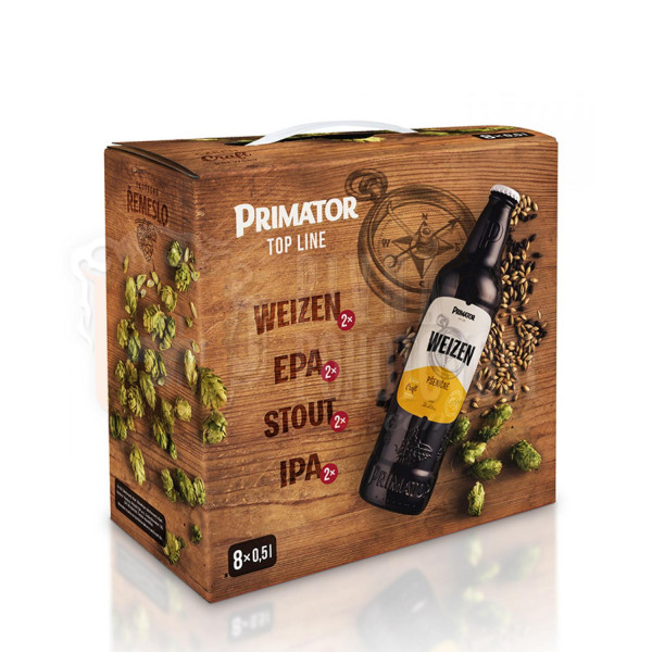 Primátor TOP Line pack 8x0,5l sklo 