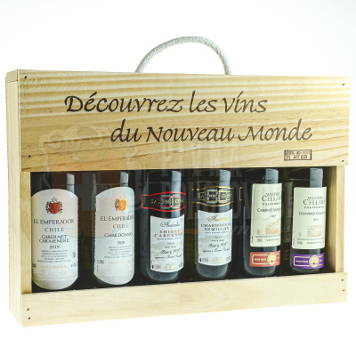 Cap Monde - Kolekcia vína v drevenom obale 6x 0,25l 