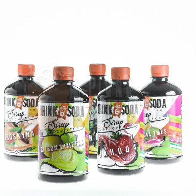 DrinkSoda Sirup s príchuťou Broskyňa  5L