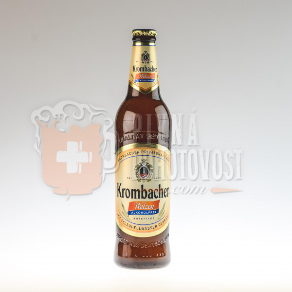 Krombacher Weizen Nealko 0,5% 0,5l sklo 