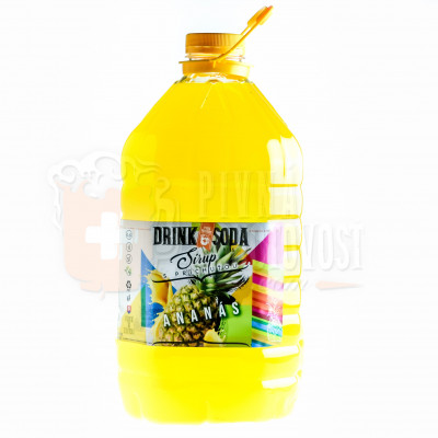 DrinkSoda Sirup s príchuťou Ananás 5L