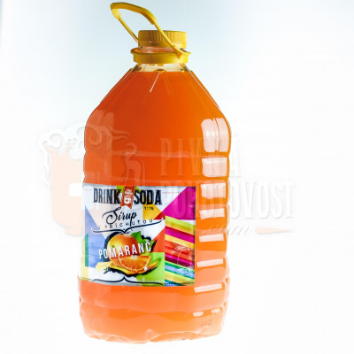 DrinkSoda Sirup s príchuťou Broskyňa  5L