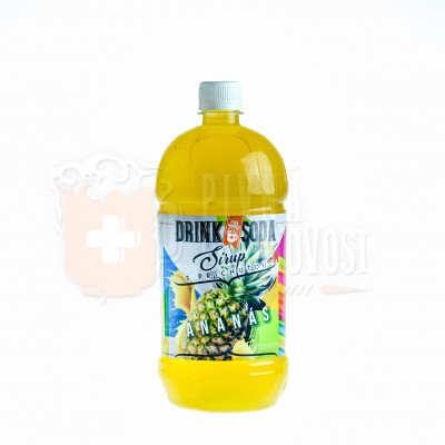 DrinkSoda Sirup s príchuťou Ananás 1L