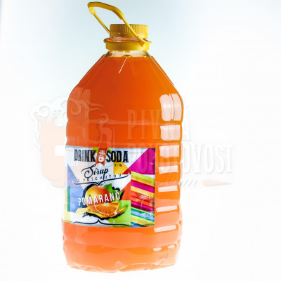 DrinkSoda Sirup s príchuťou Pomaranč 5L