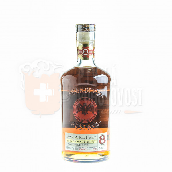 Bacardi Reserva Ocho Rare Gold Rum 0,7l 40%