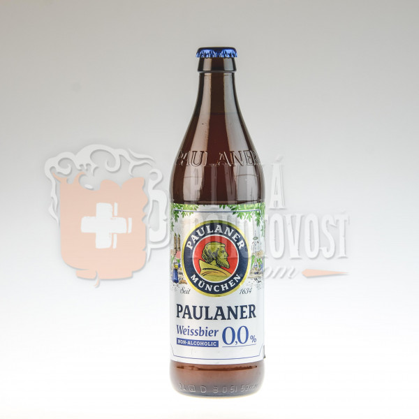 Paulaner Hefe Weissbier Alkoholfrei 0,5 l sklo