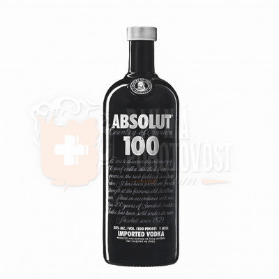 Absolut vodka 100 1L 50%