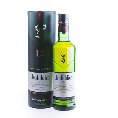 Glenfiddich, 12 years old Whisky, 0,7L,40%