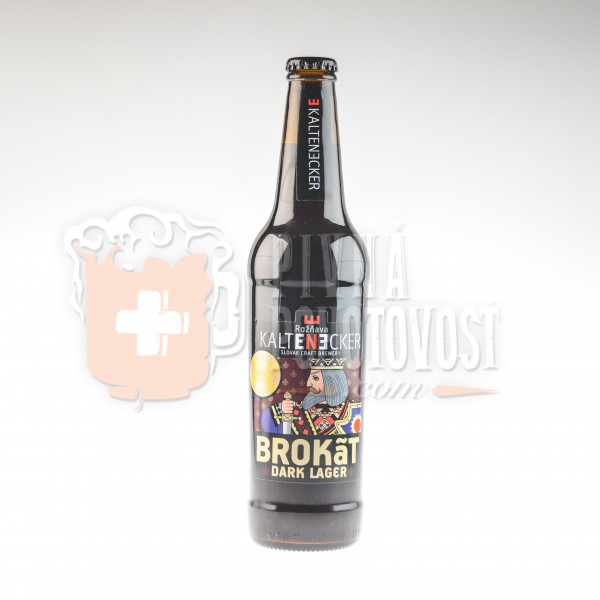 Brokát Dark Lager 13°-tmavé pivo typu lager 0,5l sklo