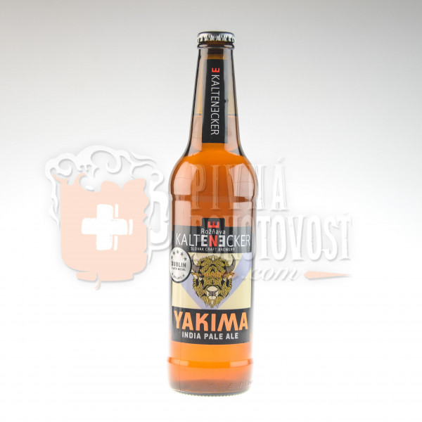 Yakima 13° pivo typu ,,INDIA PALE ALE,,  0,5l sklo