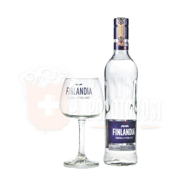 Finlandia darčekový set s pohárom Copa Glass 40% 0,7 l