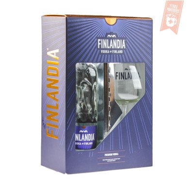 Finlandia darčekový set s pohárom Copa Glass 40% 0,7 l