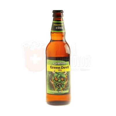 Oakham Green Devil IPA, 6%, 0,5l sklo