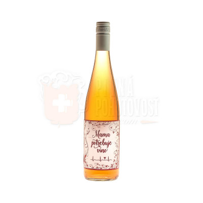 Mama potrebuje víno, Frankovka modrá Rosé 12%, 0,75l