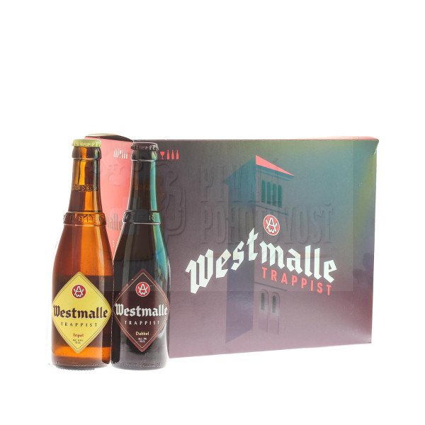 Westmalle darčekové balenie 3D + 3T + pohár 