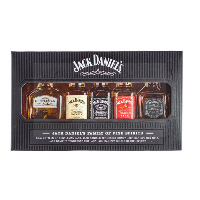 Jack Daniel's  family Mini Set, 39%, 5x0,05l