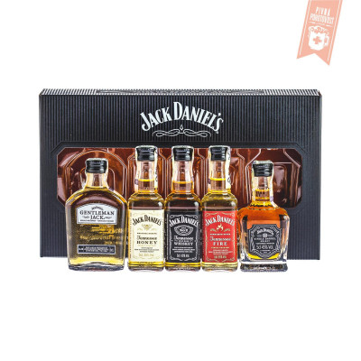 Jack Daniel's  family Mini Set, 39%, 5x0,05l