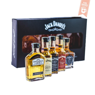 Jack Daniel's  family Mini Set, 39%, 5x0,05l