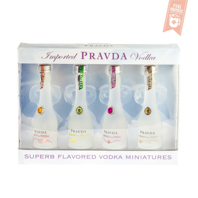 Pravda Vodka Mini Set 4x0,05l , 37.5%