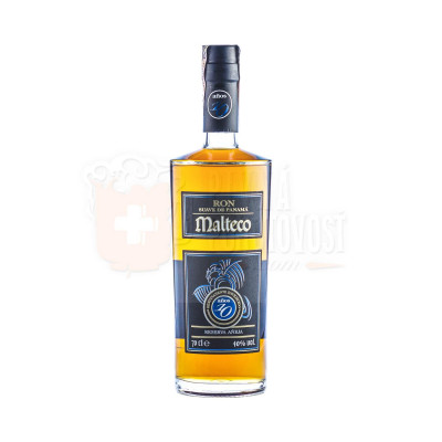 Ron Malteco reserva Aňeja  Suave 10YO 0,7l 40% + 2 glasses