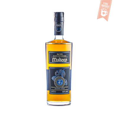 Ron Malteco reserva Aňeja  Suave 10YO 0,7l 40% + 2 glasses