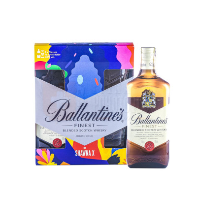 Ballantine's Finest Scotch Whisky 0,7 40% + 2poháre