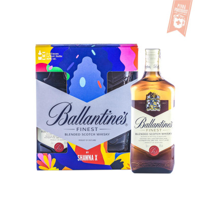 Ballantine's Finest Scotch Whisky 0,7 40% + 2poháre