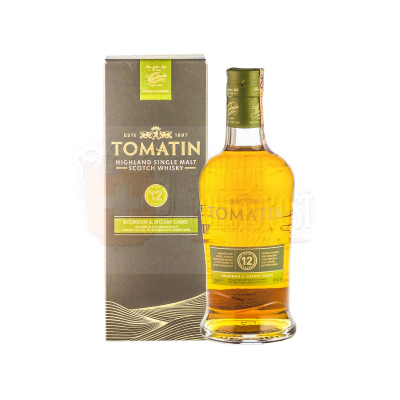 Tomatin single malt scotch 12YO whisky 0,7l 43% 