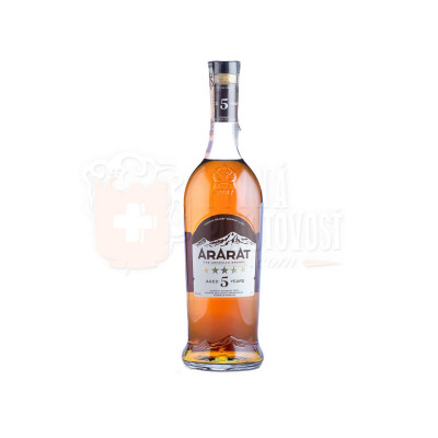 Ararat 5 ročná brandy 0,7l 40% v kartóniku