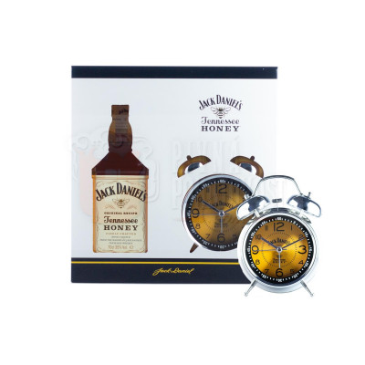 Jack Daniel's Honey, darčekové balenie - budík 0,7l 35%