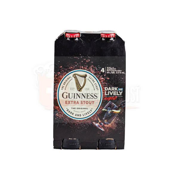 Guinness Extra Stout 5% 4x0,33l