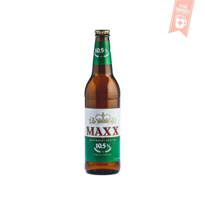 Pivo MAX X 10,5°  4,0% 0,5l
