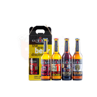 Kaltenecker Darčekový 4 pack pivný MIX 4x0,33l