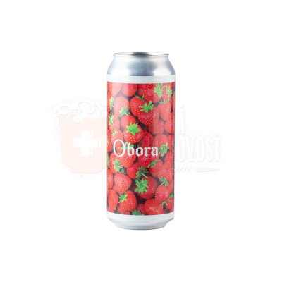 Obora Philadelphia Sour Jahoda 12,5° 0,5l PLECH