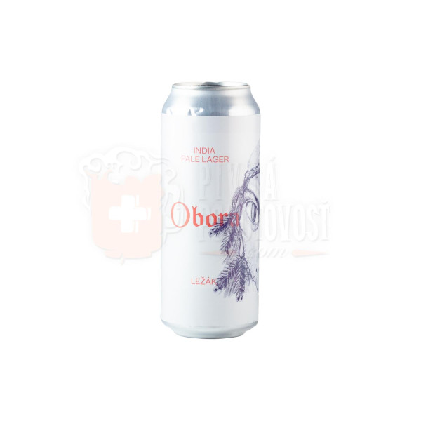 Obora Ležák India Pale Lager 11,6° 0,5l PLECH