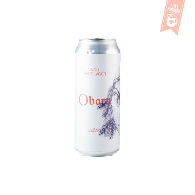 Obora Ležák India Pale Lager 11,6° 0,5l PLECH