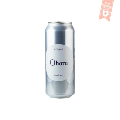 Obora Výčepní desítka 10° 0,5l PLECH