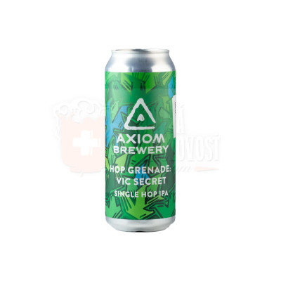 Axiom Brewery Hop Grenade: Vic Secret Single Hop IPA 15° 0,5l PLECH