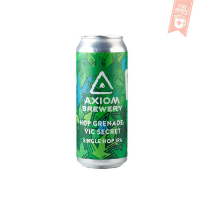 Axiom Brewery Hop Grenade: Vic Secret Single Hop IPA 15° 0,5l PLECH