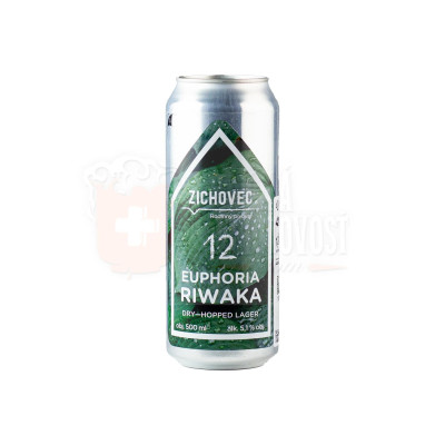 Zichovec Euphoria Riwaka 12° 0,5l PLECH