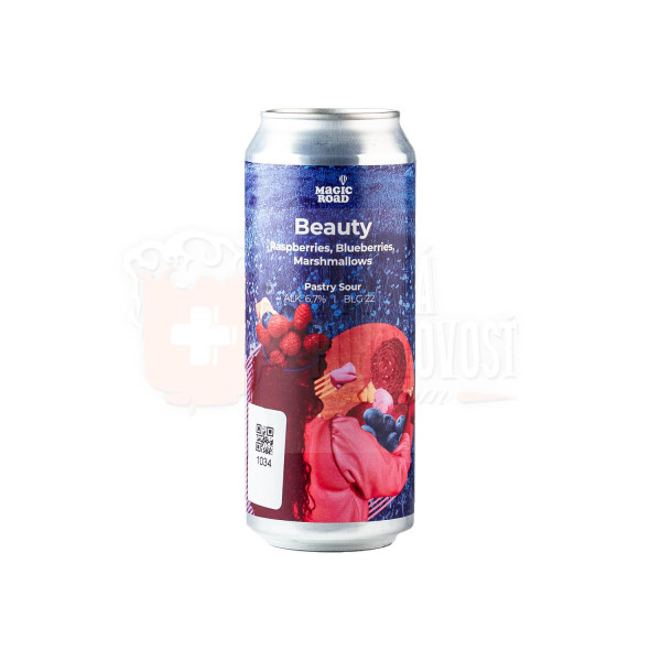 Magic Road Beauty Pastry Sour Raspberries 22° 0,5l PLECH