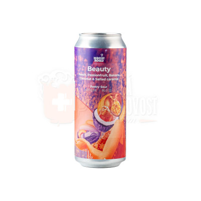 Magic Road Beauty Pastry Sour Peach 22° 0,5l PLECH