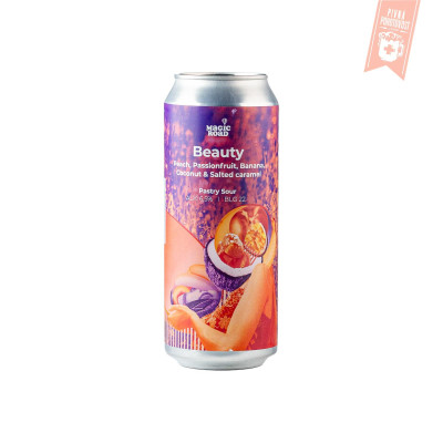 Magic Road Beauty Pastry Sour Peach 22° 0,5l PLECH